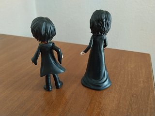 Figuras Harry Potter y Severus Snape