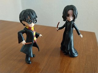 Figuras Harry Potter y Severus Snape