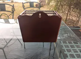 Jaula Jilguero Marrón con Soporte