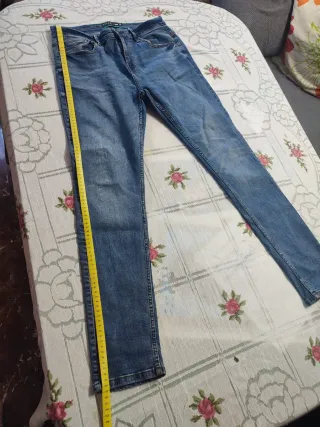 Vaqueros mujer azules