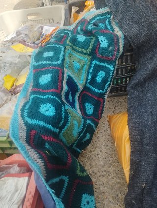 Alfombras tejidas a mano multicolor