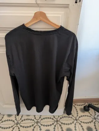 Camiseta Kappa manga larga negra