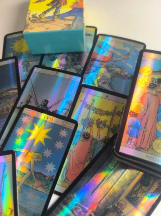 Pack Tarot: Rider Waite Original + New Vision Holo