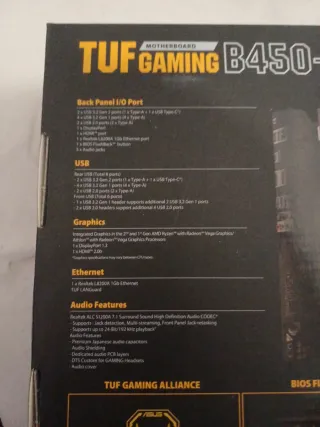 Placa Base ASUS TUF GAMING B450-PLUS II