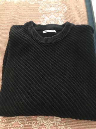 Jersey Zara Negro Talla M