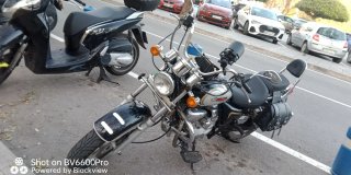 Moto Kenrod Custom 125cc Negra y Plata