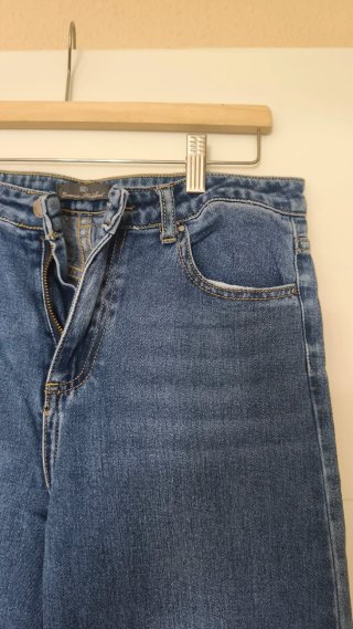 Modaland Vaqueros Anchos Azul