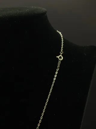 Gargantilla forzada ovalada plata