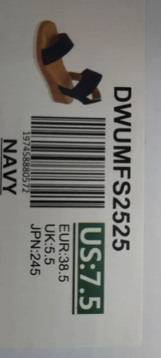 Sandalias Dream Pairs Azul Marino Mujer