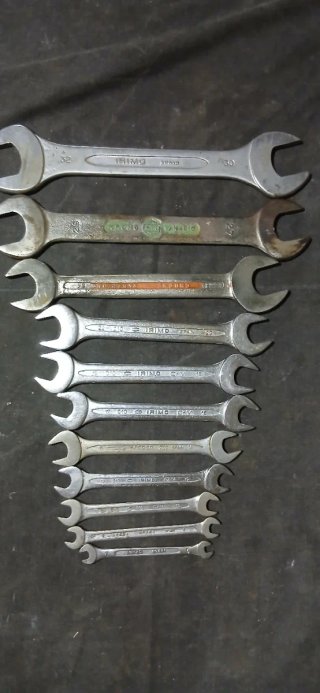 Conjunto de 11 llaves fijas españolas