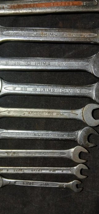 Conjunto de 11 llaves fijas españolas