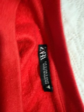 Conjunto Chándal Zara Rojo Talla S/M