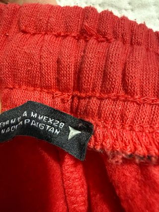 Conjunto Chándal Zara Rojo Talla S/M