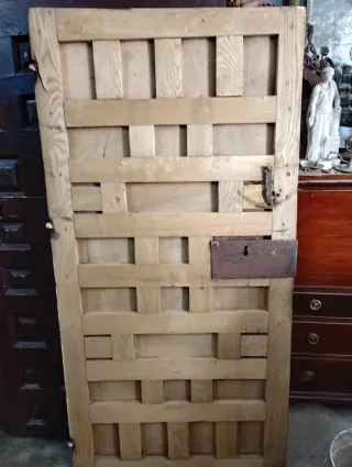 Puerta Antigua Madera Tallada 180x90