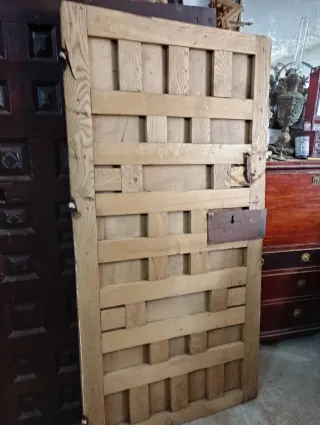 Puerta Antigua Madera Tallada 180x90