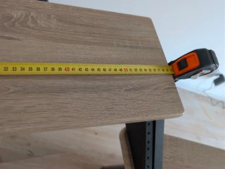 Scrivania Studio Legno e Metallo