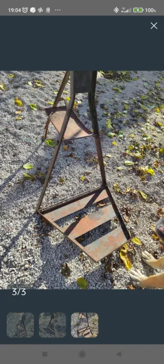 Banco de trabajo fontanería trípode