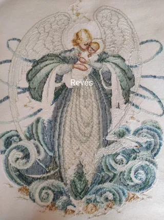 Cuadro Ángel del Mar a Punto de Cruz