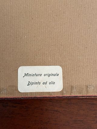 Coppia dipinti olio vintage firmati