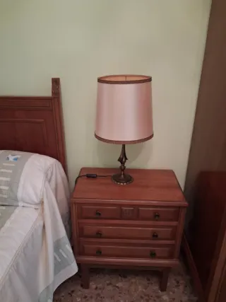 Dormitorio vintage madera