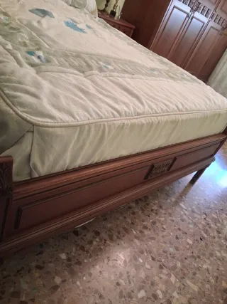 Dormitorio vintage madera