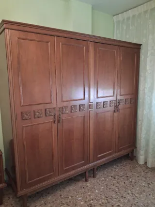Dormitorio vintage madera