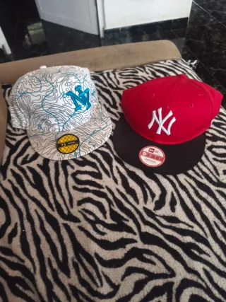 Gorras NY New Era Rojas y Blancas