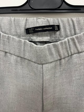 Pantaloni Zara grigi con banda laterale XS