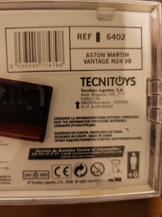 scalextric aston martin dbr9 1:32 coche slot nuevo