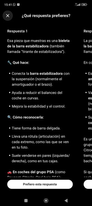 Bieleta Barra Estabilizadora psa