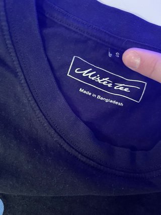 Camiseta Mister Tee Negra Talla S