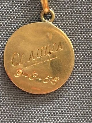 Cadena y colgante oro 18k