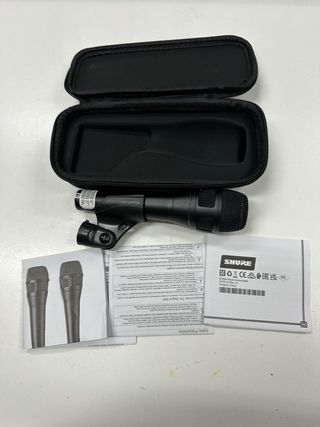 Micrófono Shure Negro