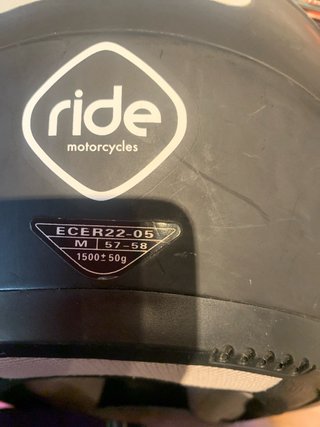Casco Moto Ride Negro