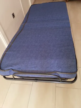 Cama Plegable Metálica con Somier