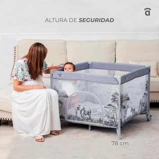 Parco giochi per bambini pieghevole sicuro Asalvo