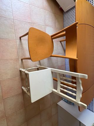 Mesa de cocina extensible madera