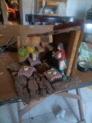 Taverna presepe artigianale