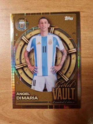 Ángel Di María Gold Vault Tin Collector Argentina