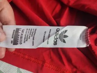 Camiseta Adidas Roja Logo Grande