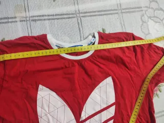 Camiseta Adidas Roja Logo Grande