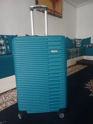 Maleta de viaje color turquesa 28 pulgadas