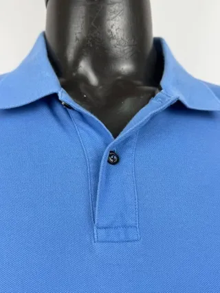 Polo Uomo Hugo Boss Cotone Taglia 2XL Slim Blu