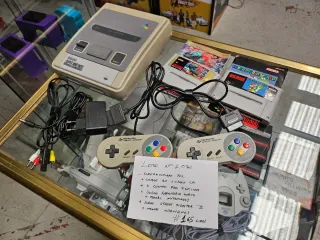 Lote Consola Super Nintendo + Juegos