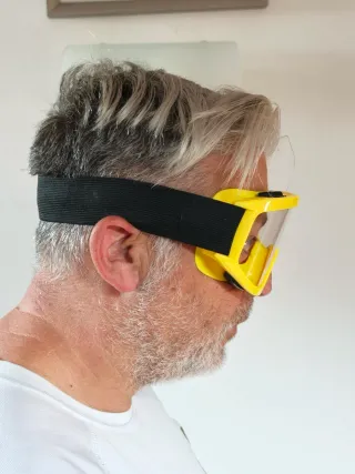 Gafas de protección amarillas