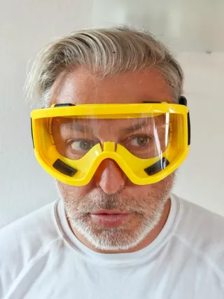 Gafas de protección amarillas