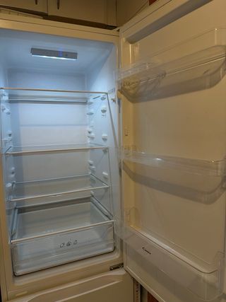 Nevera Candy City Combi Blanca