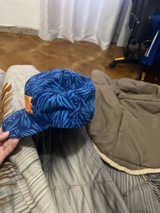 Cappello Nike Blu con Fantasia Arancione