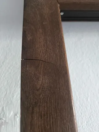 Puerta doble madera y cristal GRATIS*