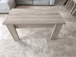 Mesa centro elevable madera y metal